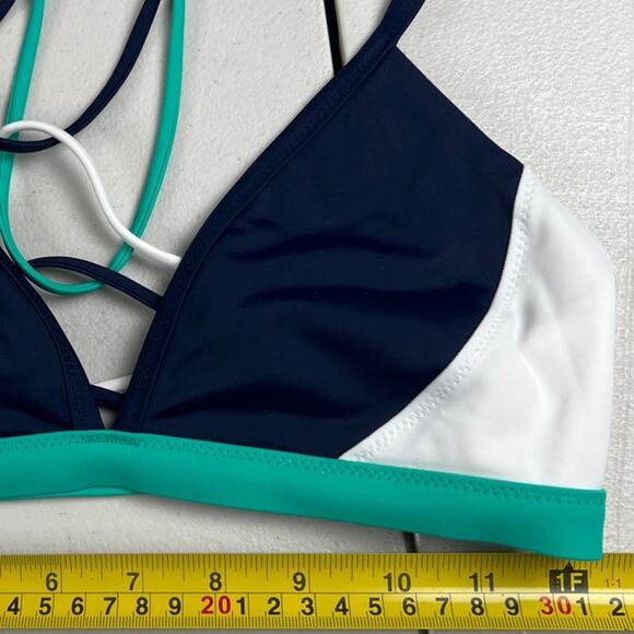 Athleta XS Freestyle Colorblock Bikini Swim Top - Picture 3 of 5